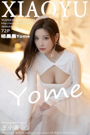 [XiaoYu画语界]Vol.739_女神杨晨晨Yome性感白色婚纱配白丝袜秀完美身材惹火诱惑写真72P
