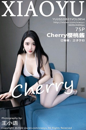 [XiaoYu画语界]Vol.854_女神Cherry樱桃酱杭州旅拍脱吊带长裙露白色网纱内衣诱惑写真75P