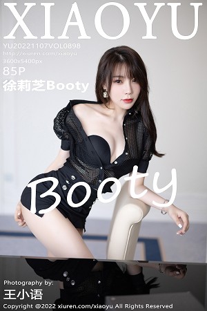 [XiaoYu画语界]Vol.898_女神徐莉芝Booty黑色轻透上衣配黑短裙露性感黑色内衣诱惑写真85P