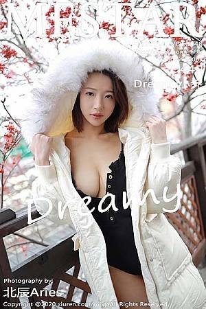 [MFStar模范学院]Vol.248_嫩模Dreamy小乔北海道旅拍室外拍摄半露酥胸诱惑写真44P