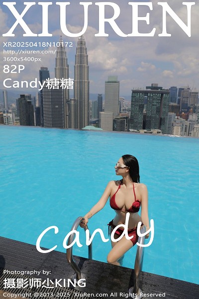[XiuRen秀人网]No.10172_模特Candy糖糖泳池场景性感红色比基尼服饰秀丰腴身材诱惑写真82P