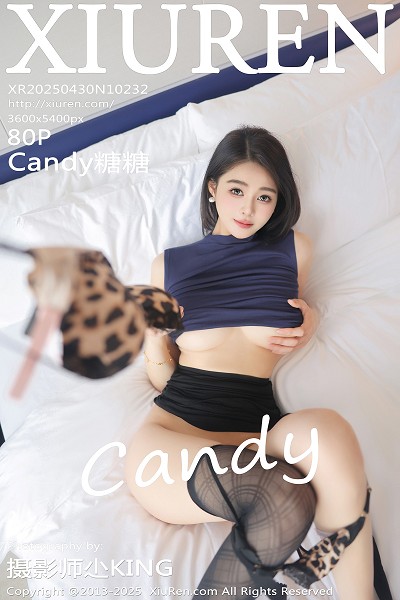 [XiuRen秀人网]No.10232_模特Candy糖糖脱OL服饰露豹纹内衣配黑丝吊袜秀美腿诱惑写真80P