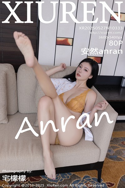 [XiuRen秀人网]No.10333_模特安然anran红色空姐制服露黄色蕾丝内衣秀完美身材诱惑写真80P