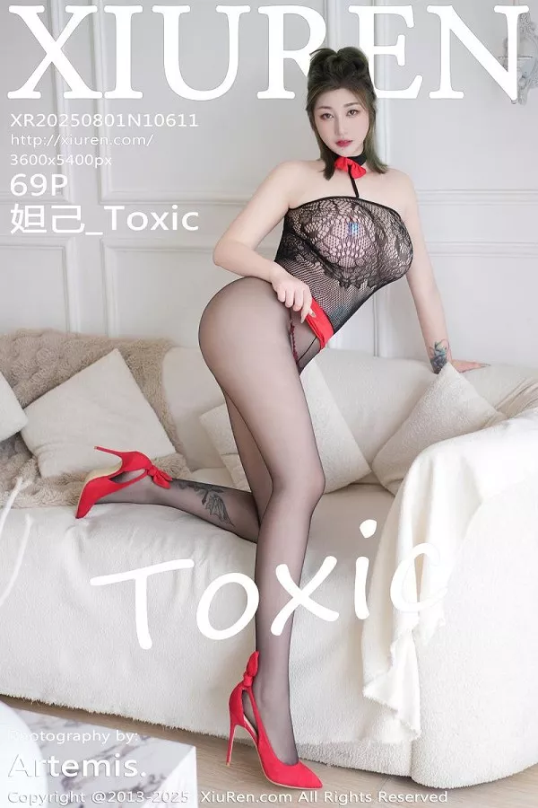 [XiuRen秀人网]No.10611_女神妲己_Toxic性感黑色情趣内衣+粉色情趣服饰秀翘臀诱惑写真69P