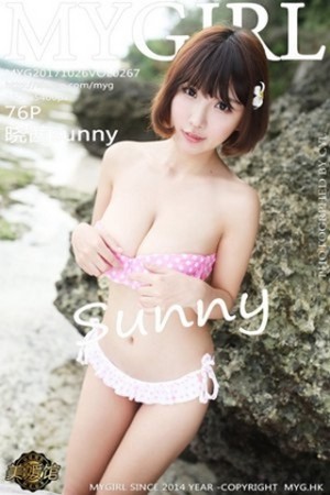 [MyGirl美媛馆]Vol.267_嫩模晓茜sunny海边脱长裙波点式比基尼秀傲人美胸写真76P
