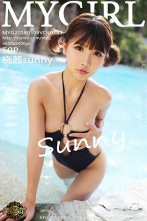 [MyGirl美媛馆]Vol.283_女神晓茜sunny海边性感比基尼秀傲人胸器清爽迷人写真50P