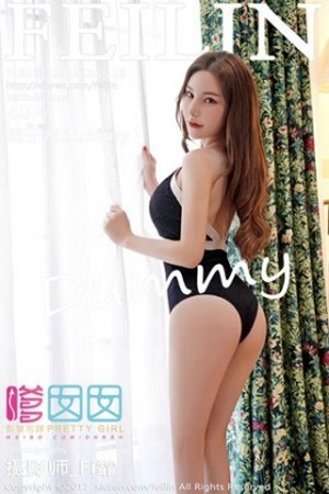 [FeiLin嗲囡囡]Vol.119_美女主播周于希dummy高叉连体黑色蕾丝内衣豪乳翘臀诱惑写真40P