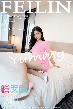 [FeiLin嗲囡囡]VOL.398_模特小蛮妖Yummy粉色高叉连体衣配开档肉丝撩人诱惑写真63P