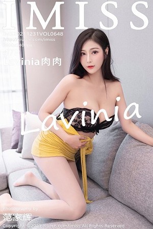 [IMISS爱蜜社]Vol.648_气质女神Lavinia私房脱黄色短裙露性感内衣秀完美身材诱惑写真47P