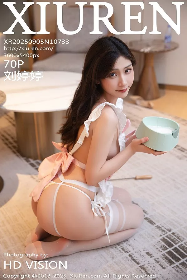 [XiuRen秀人网]No.10733_模特刘婷婷性感猫咪情趣服饰配白丝吊袜秀极致美腿迷人诱惑写真70P