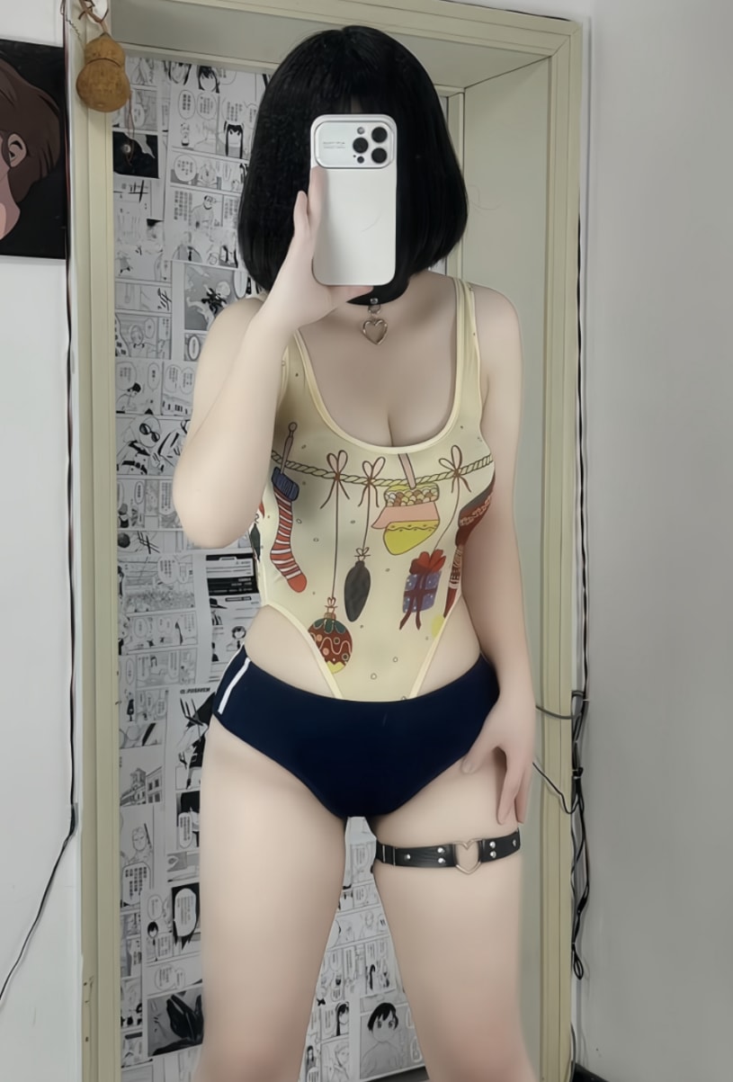 【微-密】酷野-连体衣+三角裤+勒肉过膝袜[12P1V-52MB]