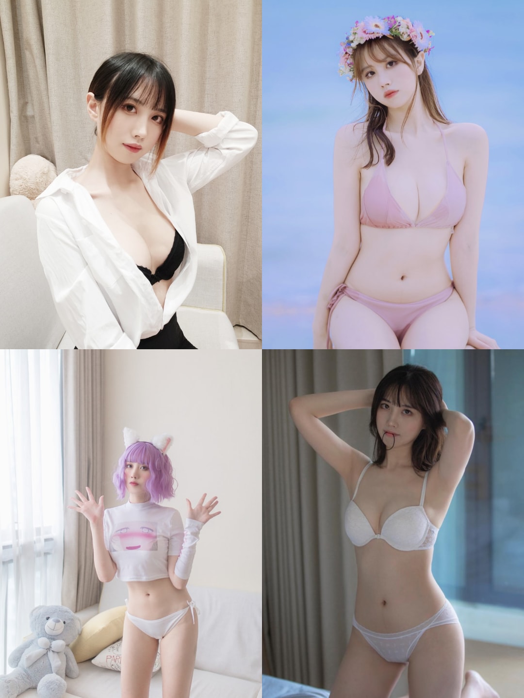 念雪ww – 短发大学生妹子【持续更新中】