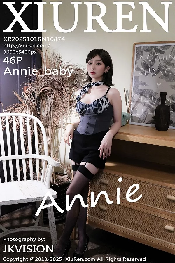 [XiuRen秀人网]No.10874_新人模特Annie_baby性感豹纹吊带配超薄黑丝秀凹凸身材诱惑写真46P