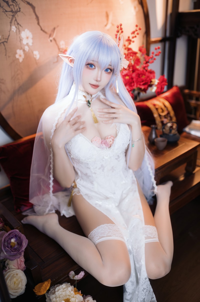 瓜希酱 NO.91 阿尔比恩旗袍[20P-28MB]