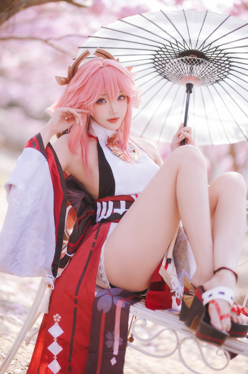 瓜希酱 NO.96 原神 八重神子 [20P-61MB]