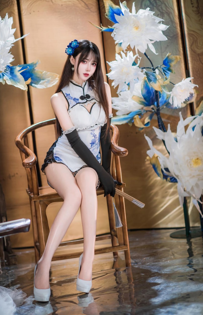 羽生三未 – NO.23 艳娘幻梦谭 瓶儿 青花瓷旗袍 [25P-294MB]VIP