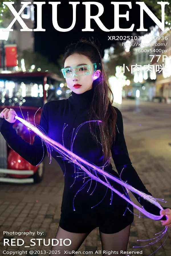 [XiuRen秀人网]No.10936_模特小肉肉咪性感黑色连衣短裙配超薄黑丝秀凹凸身材诱惑写真77P