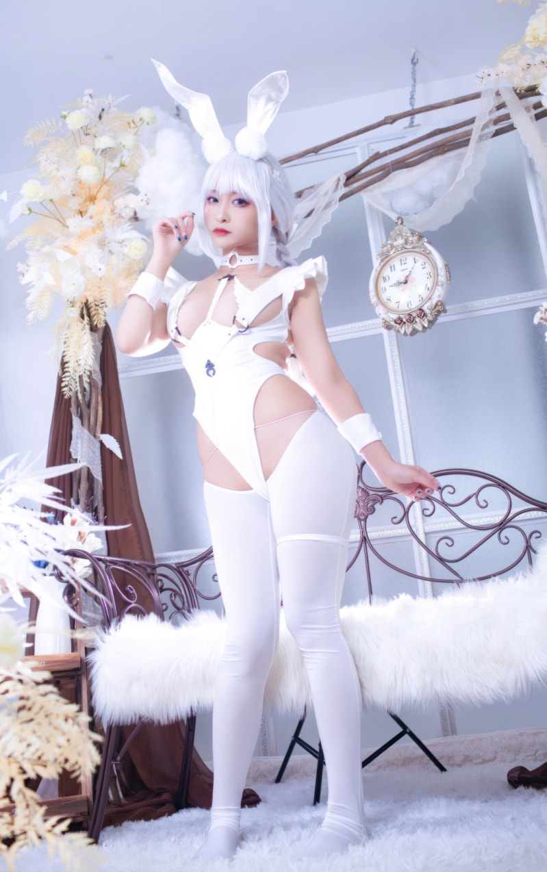 洛璃LoLiSAMA NO.84 恶毒 白兔 (碧蓝航线)[51P-429MB]