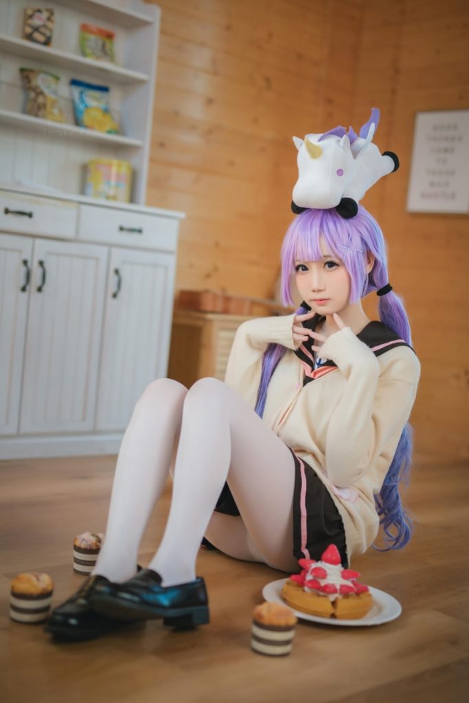 图片[2]-焖焖碳 NO.048 独角兽JK制服 [21P-51MB]-写真栈