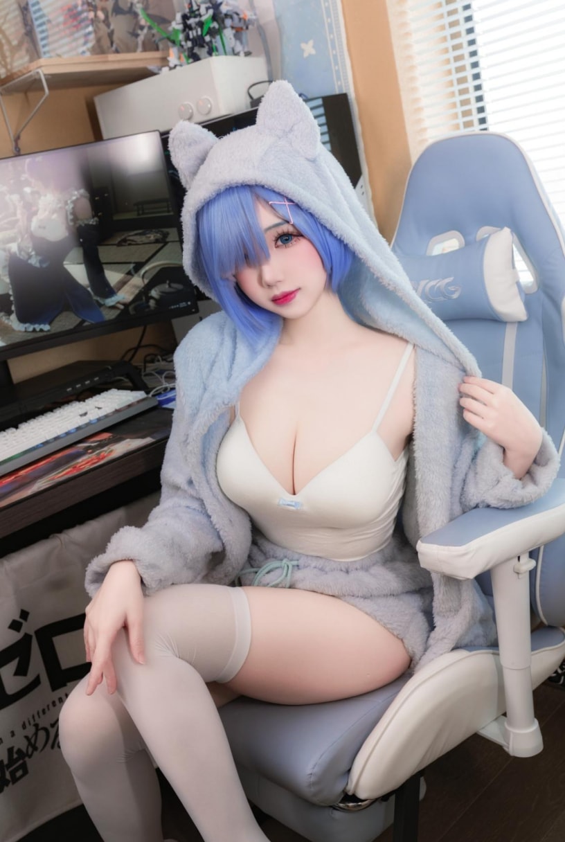 雪晴Astra NO.090 蕾姆猫猫[13P-106MB]