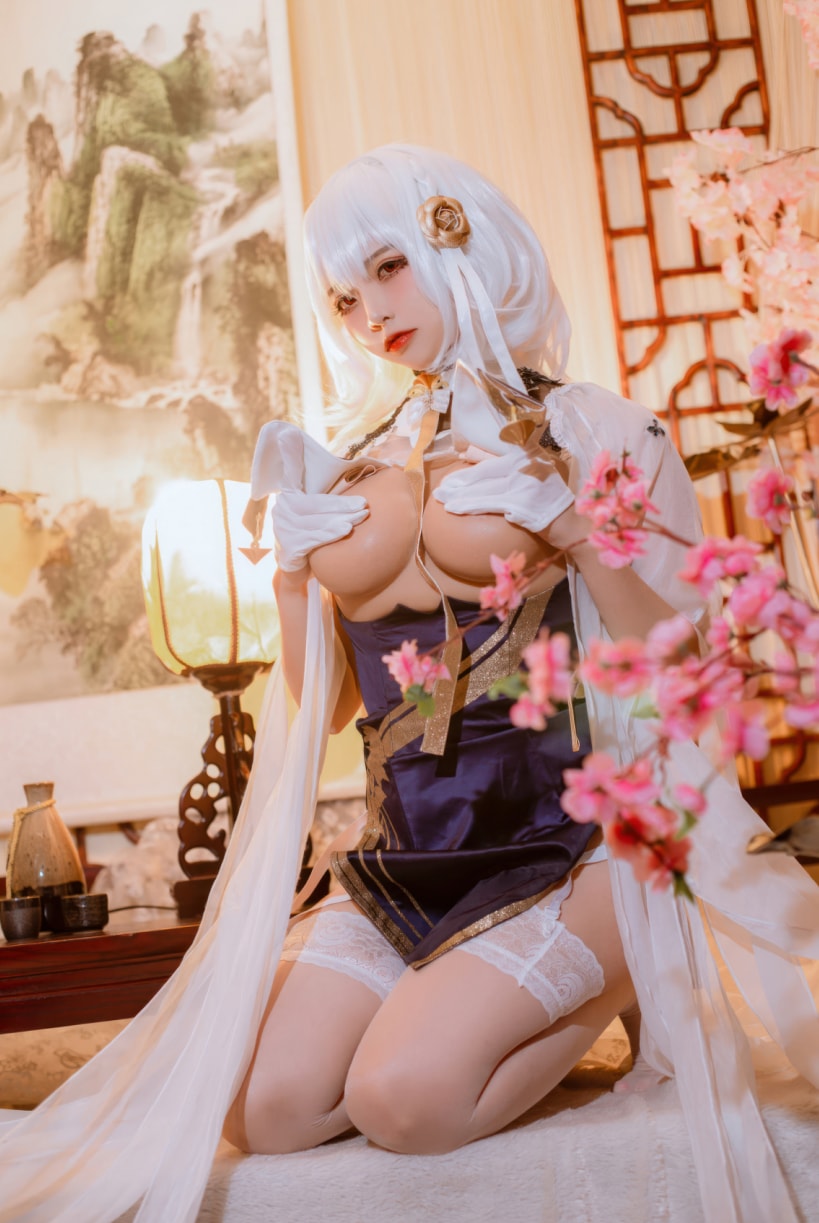 二佐Nisa – NO.208 碧蓝航线-天狼星旗袍[25P-211MB]