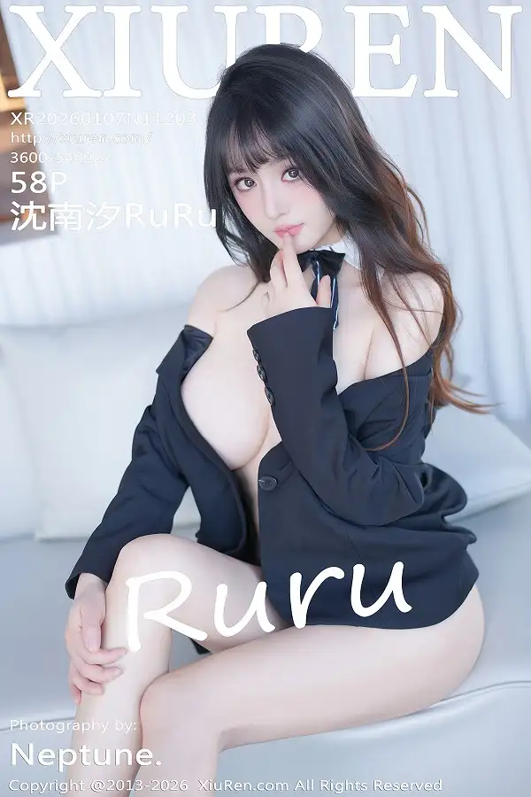 [XiuRen秀人网]No.11203_模特沈南汐RuRu性感黑色西服配开档黑丝秀凹凸身材完美诱惑写真58P